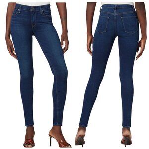 Hudson Jeans Nico Mid-Rise Super Skinny Jeans Dark Wash Size 23
